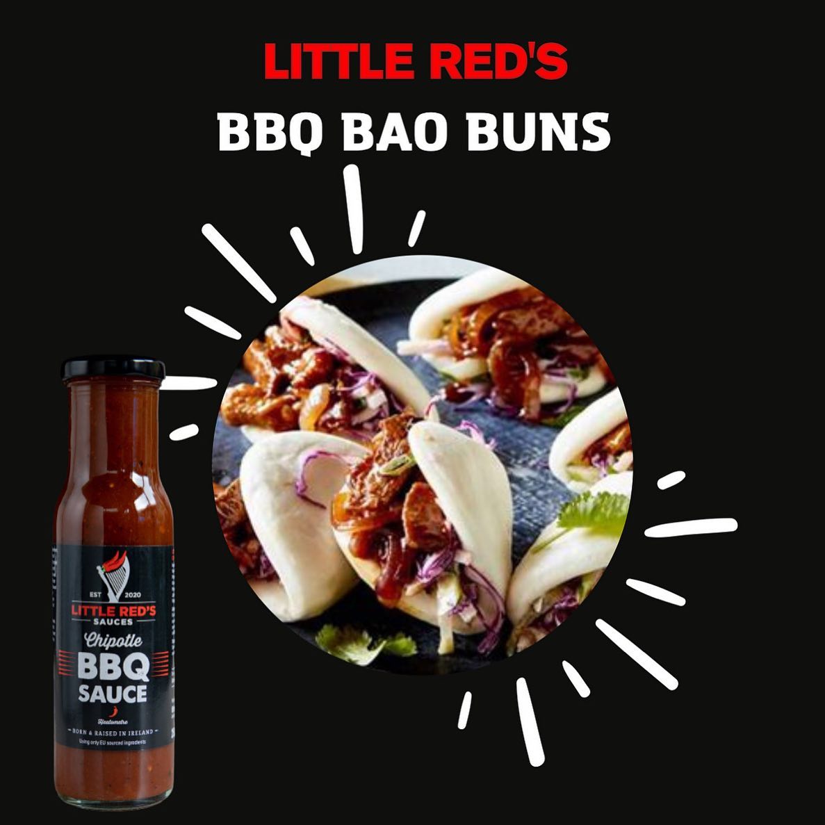 Savor the Fusion Flavor with Little Red's Chipotle BBQ Pork Bao Buns! 🌶️🍖🥟