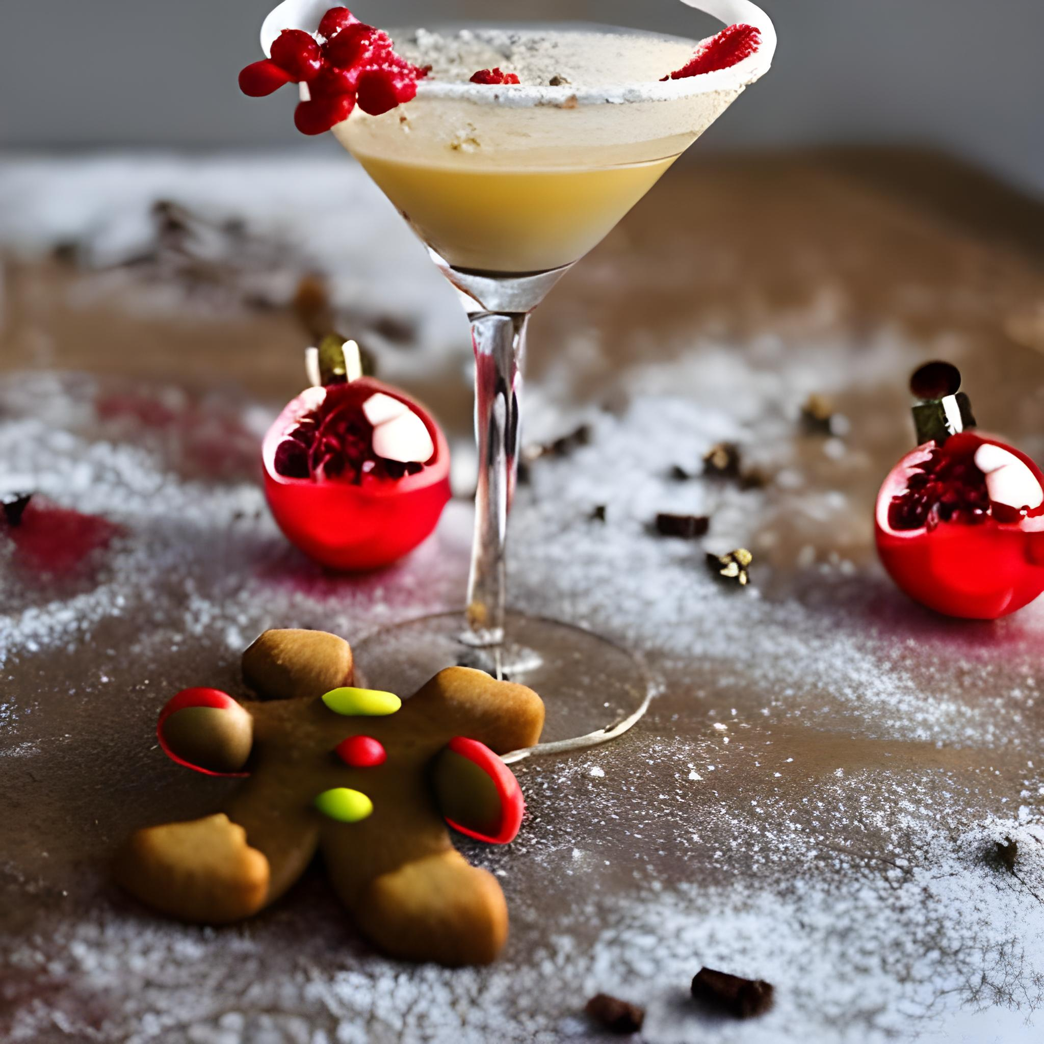 Make a Christmas Treat with this Gingerbread Martini