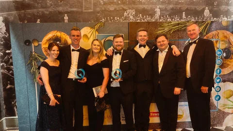 Shane and family at the Irish Quality Food and Drink Awards in 2023