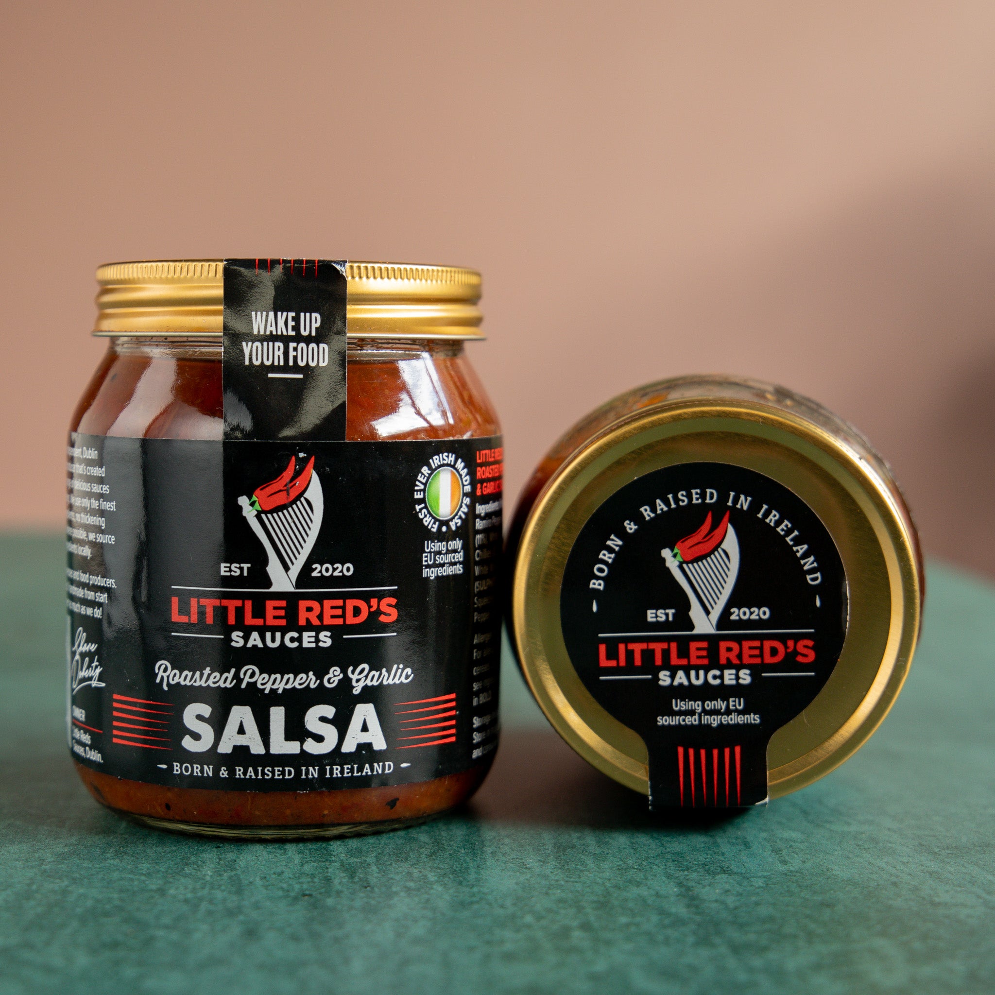 Little Red's Slow Roasted Pepper & Garlic Salsa product packaging