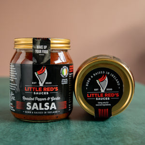 Little Red's Slow Roasted Pepper & Garlic Salsa product packaging
